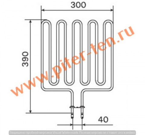 ТЭН Harvia ZSK-710